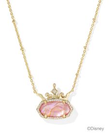 Disney | Kendra Scott Elisa Princess Gold Short Pendant Necklace