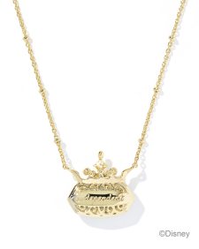 Disney | Kendra Scott Elisa Princess Gold Short Pendant Necklace