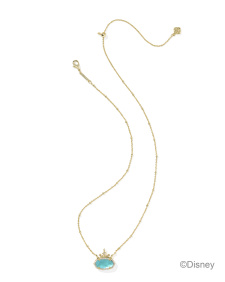 Disney | Kendra Scott Elisa Princess Gold Short Pendant Necklace