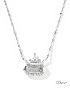 Disney | Kendra Scott Elisa Princess Silver Short Pendant Necklace