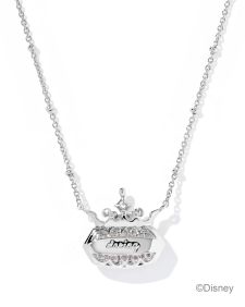 Disney | Kendra Scott Elisa Princess Silver Short Pendant Necklace
