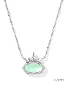 Disney | Kendra Scott Elisa Princess Silver Short Pendant Necklace