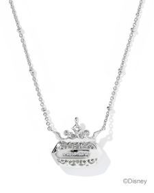 Disney | Kendra Scott Elisa Princess Silver Short Pendant Necklace