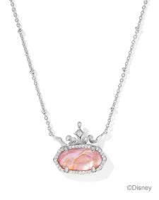 Disney | Kendra Scott Elisa Princess Silver Short Pendant Necklace