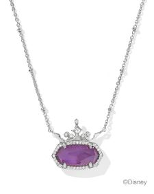 Disney | Kendra Scott Elisa Princess Silver Short Pendant Necklace