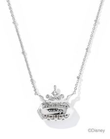 Disney | Kendra Scott Elisa Princess Silver Short Pendant Necklace