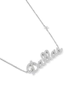 0.67 ct Lab Grown Diamond Dallas 14k White Gold Pendant Necklace