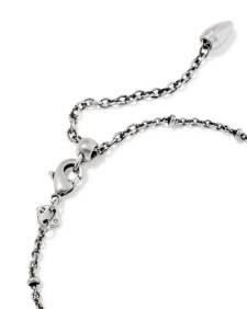 Tiger Striped Elaina Vintage Silver Delicate Chain Bracelet