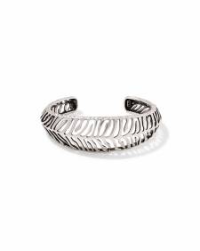 Tiger Striped Mikki Vintage Silver Cuff Bracelet
