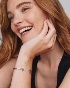 Leanne Silver Cuff Bracelet
