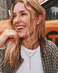 Mini Elisa and Abbie Convertible Gold  Strand Necklace