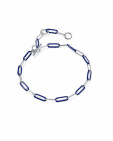 Courtney Enamel Link and Chain Bracelet