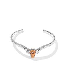 Longhorn Silver Cuff Bracelet
