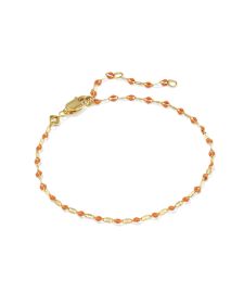 Enamel Mirror 18k Gold Vermeil Chain Bracelet