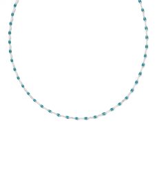 Enamel Mirror Chain Necklace
