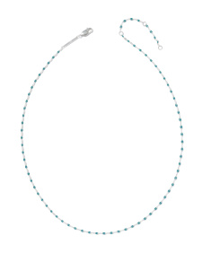 Enamel Mirror Chain Necklace