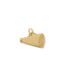 Megaphone 18k Gold Vermeil Charm