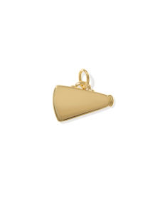 Megaphone 18k Gold Vermeil Charm