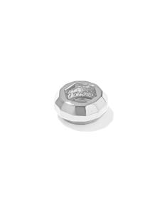 Textured Sterling Silver Spacer Charm