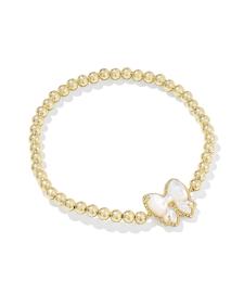 Haley Bow Gold Stretch Bracelet 