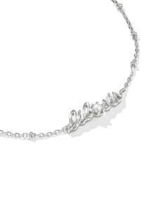 Lil Sis Silver Delicate Chain Bracelet