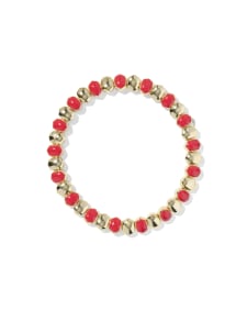 Daphne Enamel Gold Stretch Bracelet