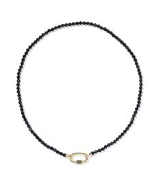 Emery Gold Beaded Strand Necklace