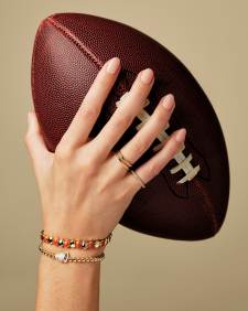 Daphne Enamel Gold Stretch Bracelet