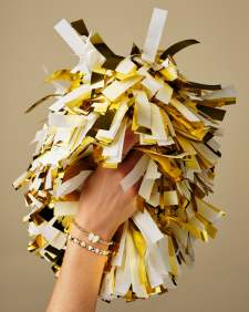 Daphne Enamel Gold Stretch Bracelet