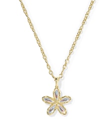Kyla Flower Gold Pendant Necklace