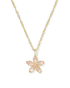 Kyla Flower Gold Pendant Necklace