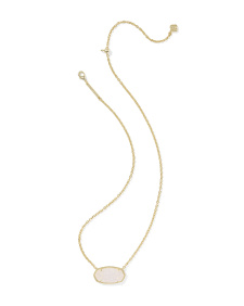Elisa Gold Statement Short Pendant Necklace