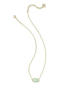 Elisa Gold Short Pendant Necklace