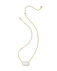 Elisa Gold Statement Short Pendant Necklace
