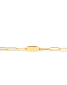 Marlee Paperclip Chain Necklace in 18k Gold Vermeil