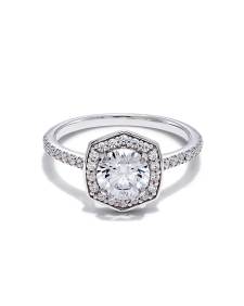 Round Iconic Halo Engagement Ring