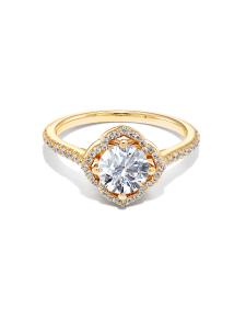 1.5 ct Signature Engagement Ring in 14k Yellow Gold