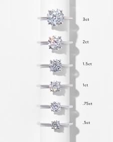 0.5 ct Round Solitaire Engagement Ring in 14k Yellow Gold