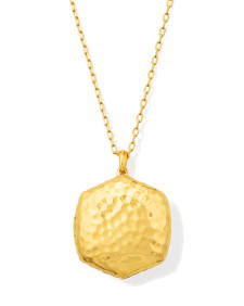 Davie 18k Gold Vermeil Locket Pendant Necklace