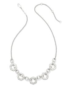 Davie Sterling Silver Open Frame Chain Necklace