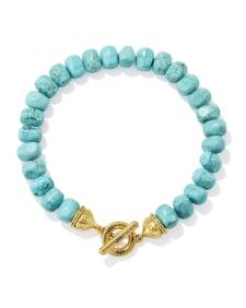Townes Vintage Gold Beaded Collar Necklace