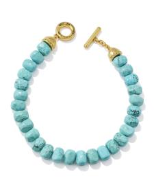 Townes Vintage Gold Beaded Collar Necklace