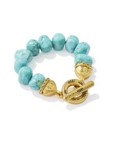 Townes Vintage Gold Statement Beaded Bracelet