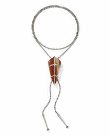 Trinity Vintage Silver Bolo Necklace
