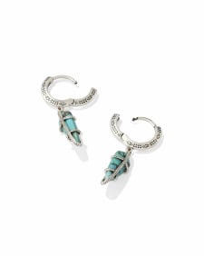 Trinity Vintage Silver Huggie Earrings