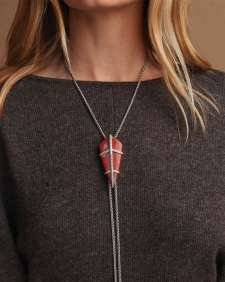 Trinity Vintage Silver Bolo Necklace