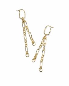 Embry Gold Chain Huggie Earrings