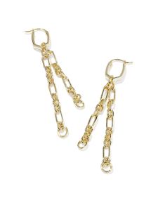 Embry Gold Chain Huggie Earrings