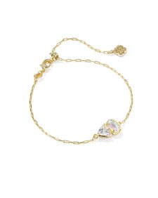 Tatum April Gold Delicate Chain Bracelet