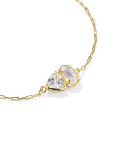 Tatum April Gold Delicate Chain Bracelet